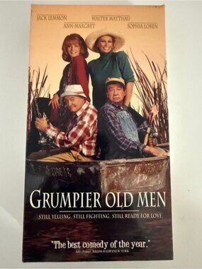 Grumpier Old Men VHS (1995) Jack Lemmon Walter Matthau Comedy Warner Bros